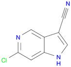 1H-Pyrrolo[3,2-c]pyridine-3-carbonitrile, 6-chloro-