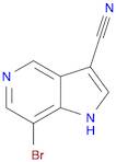 1H-Pyrrolo[3,2-c]pyridine-3-carbonitrile, 7-bromo-