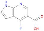 1H-Pyrrolo[2,3-b]pyridine-5-carboxylic acid, 4-fluoro-