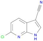 1H-Pyrrolo[2,3-b]pyridine-3-carbonitrile, 6-chloro-