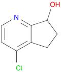 5H-Cyclopenta[b]pyridin-7-ol, 4-chloro-6,7-dihydro-