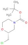 4-Morpholinecarboxylic acid, 2-(chloromethyl)-, 1,1-dimethylethyl ester, (2R)-