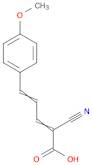 2,4-Pentadienoic acid, 2-cyano-5-(4-methoxyphenyl)-