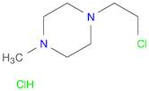 Piperazine, 1-(2-chloroethyl)-4-methyl-, hydrochloride (1:1)