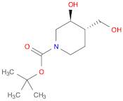 1-Piperidinecarboxylic acid, 3-hydroxy-4-(hydroxymethyl)-, 1,1-dimethylethyl ester, (3S,4S)-