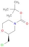 4-Morpholinecarboxylic acid, 2-(chloromethyl)-, 1,1-dimethylethyl ester, (2S)-