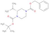 1,4-Piperazinedicarboxylic acid, 2-(1-methylethyl)-, 1-(1,1-dimethylethyl) 4-(phenylmethyl) este...