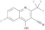 3-Quinolinecarbonitrile, 6-fluoro-4-hydroxy-2-(trifluoromethyl)-