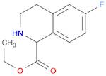 1-Isoquinolinecarboxylic acid, 6-fluoro-1,2,3,4-tetrahydro-, ethyl ester