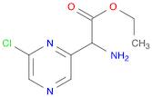 2-Pyrazineacetic acid, α-amino-6-chloro-, ethyl ester