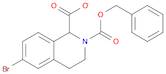 1,2(1H)-Isoquinolinedicarboxylic acid, 6-bromo-3,4-dihydro-, 2-(phenylmethyl) ester