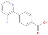 Benzoic acid, 4-(3-fluoro-2-pyridinyl)-