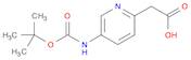 2-Pyridineacetic acid, 5-[[(1,1-dimethylethoxy)carbonyl]amino]-