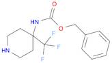 Carbamic acid, N-[4-(trifluoromethyl)-4-piperidinyl]-, phenylmethyl ester