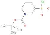 1-Piperidinecarboxylic acid, 3-(chlorosulfonyl)-, 1,1-dimethylethyl ester