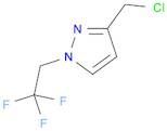 1H-Pyrazole, 3-(chloromethyl)-1-(2,2,2-trifluoroethyl)-