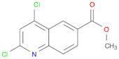 6-Quinolinecarboxylic acid, 2,4-dichloro-, methyl ester