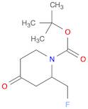 1-Piperidinecarboxylic acid, 2-(fluoromethyl)-4-oxo-, 1,1-dimethylethyl ester