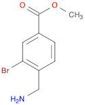 Benzoic acid, 4-(aminomethyl)-3-bromo-, methyl ester