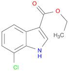 1H-Indole-3-carboxylic acid, 7-chloro-, ethyl ester