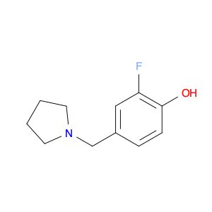 2-Fluoro-4-(pyrrolidin-1-ylmethyl)phenol