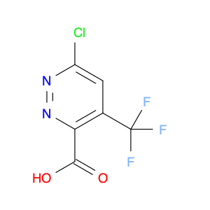 3-Pyridazinecarboxylic acid, 6-chloro-4-(trifluoromethyl)-