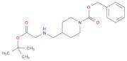 1-Piperidinecarboxylic acid, 4-[[[(1,1-dimethylethoxy)carbonyl]methylamino]methyl]-, phenylmethyl …