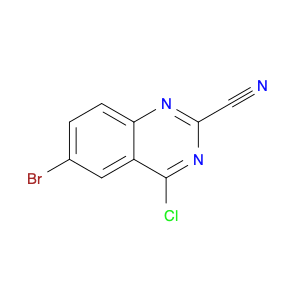 2-Quinazolinecarbonitrile, 6-bromo-4-chloro-