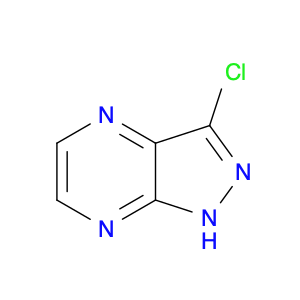 1H-Pyrazolo[3,4-b]pyrazine, 3-chloro-