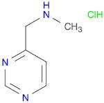 4-Pyrimidinemethanamine, N-methyl-, hydrochloride (1:1)