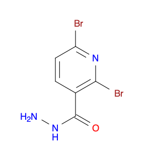 3-Pyridinecarboxylic acid, 2,6-dibromo-, hydrazide