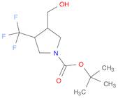 1-Pyrrolidinecarboxylic acid, 3-(hydroxymethyl)-4-(trifluoromethyl)-, 1,1-dimethylethyl ester