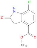 1H-Indole-4-carboxylic acid, 7-chloro-2,3-dihydro-2-oxo-, methyl ester