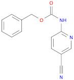 Carbamic acid, N-(5-cyano-2-pyridinyl)-, phenylmethyl ester