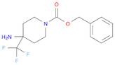 1-Piperidinecarboxylic acid, 4-amino-4-(trifluoromethyl)-, phenylmethyl ester