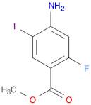 Benzoic acid, 4-amino-2-fluoro-5-iodo-, methyl ester