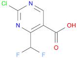 5-Pyrimidinecarboxylic acid, 2-chloro-4-(difluoromethyl)-