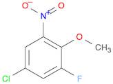 Benzene, 5-chloro-1-fluoro-2-methoxy-3-nitro-