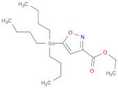 3-Isoxazolecarboxylic acid, 5-(tributylstannyl)-, ethyl ester