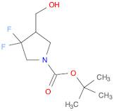 1-Pyrrolidinecarboxylic acid, 3,3-difluoro-4-(hydroxymethyl)-, 1,1-dimethylethyl ester