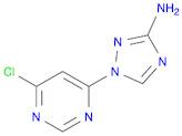 1H-1,2,4-Triazol-3-amine, 1-(6-chloro-4-pyrimidinyl)-