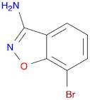 1,2-Benzisoxazol-3-amine, 7-bromo-