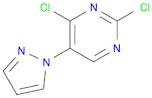 Pyrimidine, 2,4-dichloro-5-(1H-pyrazol-1-yl)-