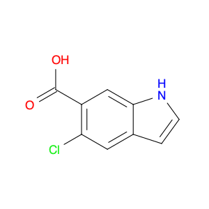 1H-Indole-6-carboxylic acid, 5-chloro-