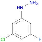 Hydrazine, (3-chloro-5-fluorophenyl)-