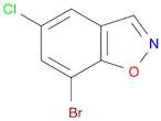 1,2-Benzisoxazole, 7-broMo-5-chloro-