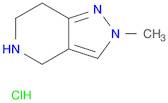 2H-Pyrazolo[4,3-c]pyridine, 4,5,6,7-tetrahydro-2-methyl-, hydrochloride (1:1)