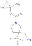 1-Pyrrolidinecarboxylic acid, 3-(aminomethyl)-3-(trifluoromethyl)-, 1,1-dimethylethyl ester