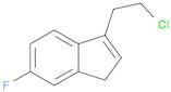 1H-Indene, 3-(2-chloroethyl)-6-fluoro-