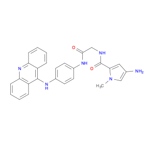 1H-Pyrrole-2-carboxamide, N-[2-[[4-(9-acridinylamino)phenyl]amino]-2-oxoethyl]-4-amino-1-methyl-